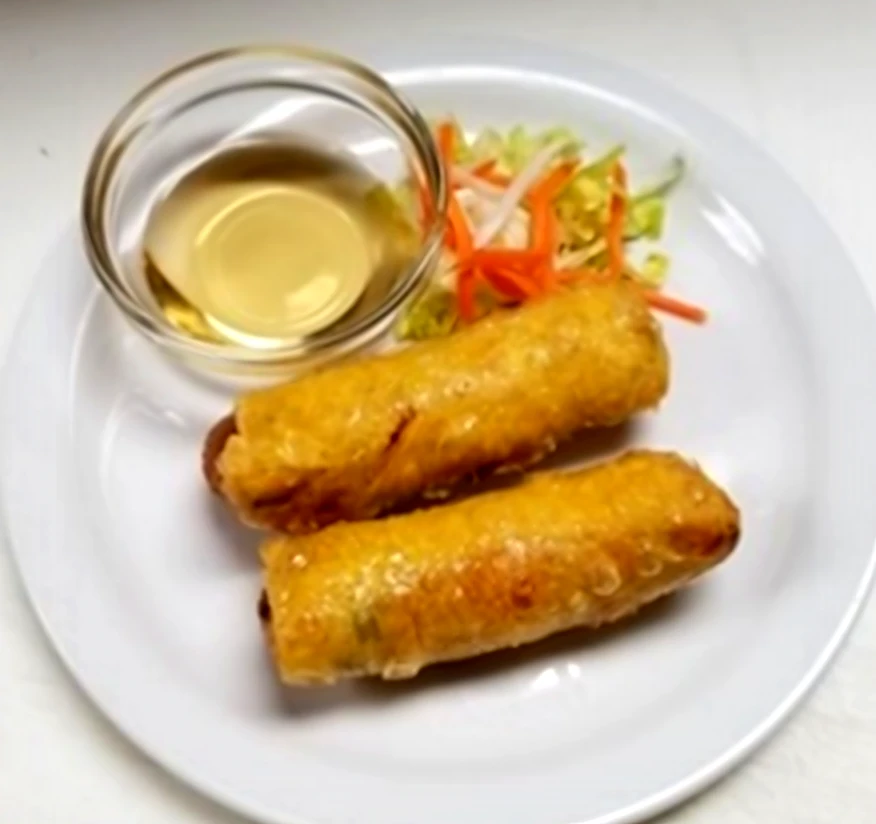 Deep Fried Pork Spring Rolls